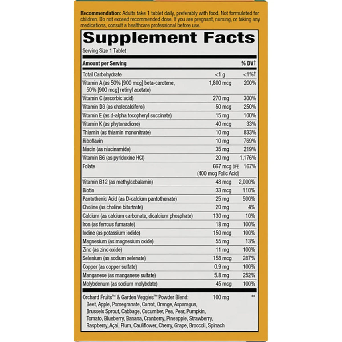 Alive! Adult Ultra Multivitamin