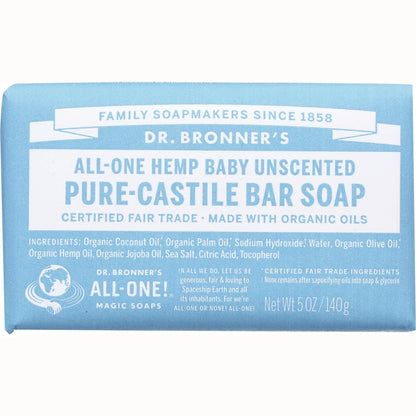 All-One Hemp Pure-Castile Bar Soap