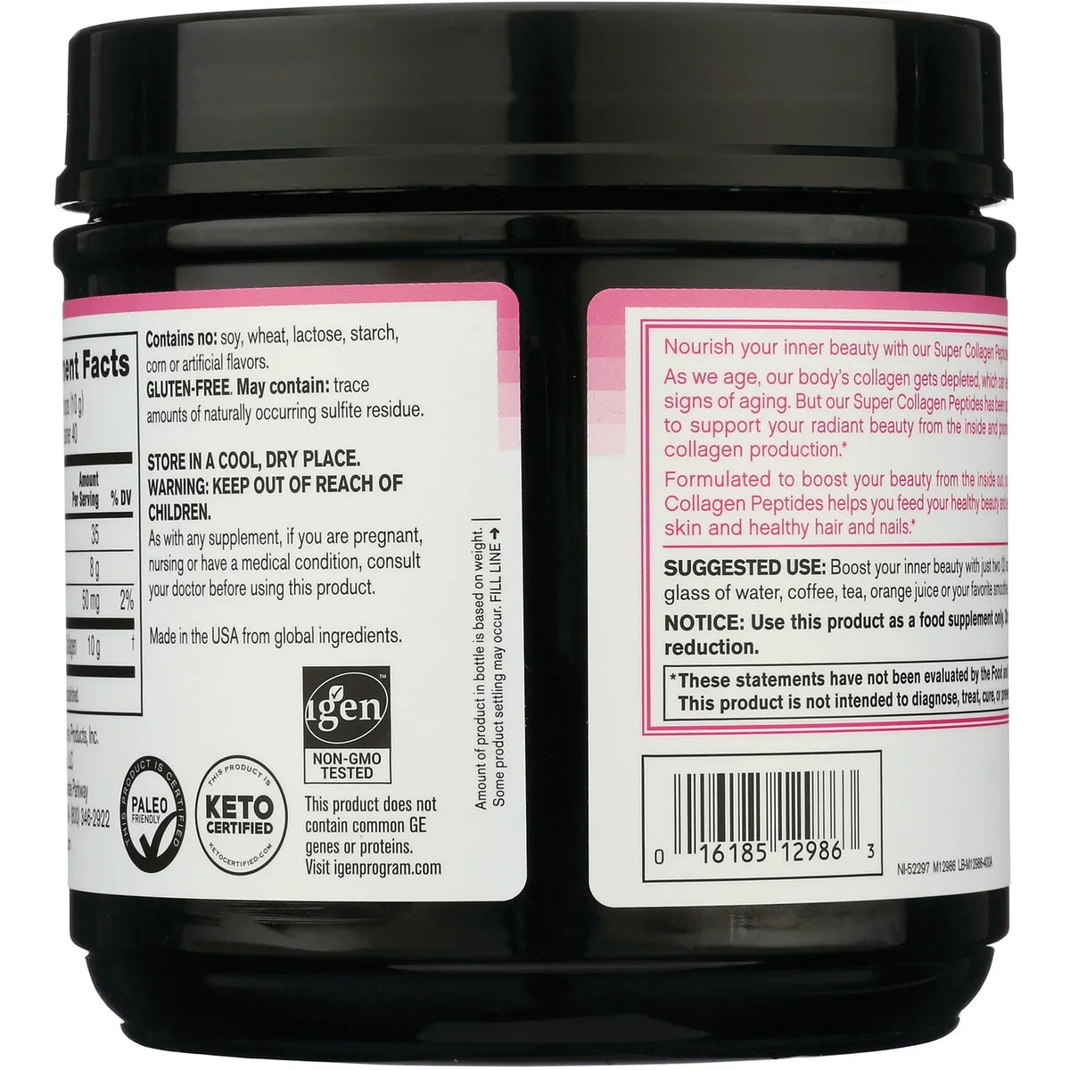 Super Collagen Peptides Type 1 & 3 - Unflavored