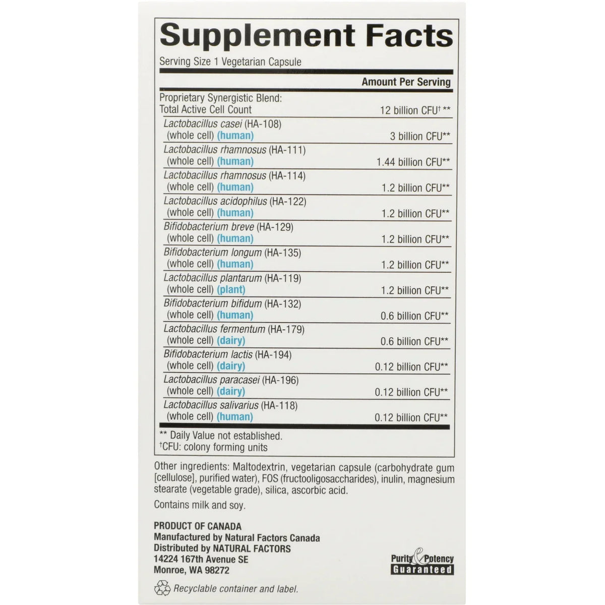 Ultimate Probiotic 12/12 Formula