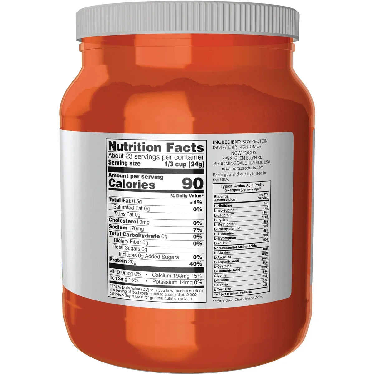 Soy Protein Isolate - Pure Unflavored