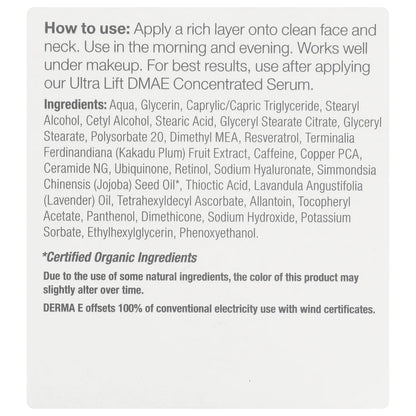 Ultra Lift Firming DMAE Moisturizer