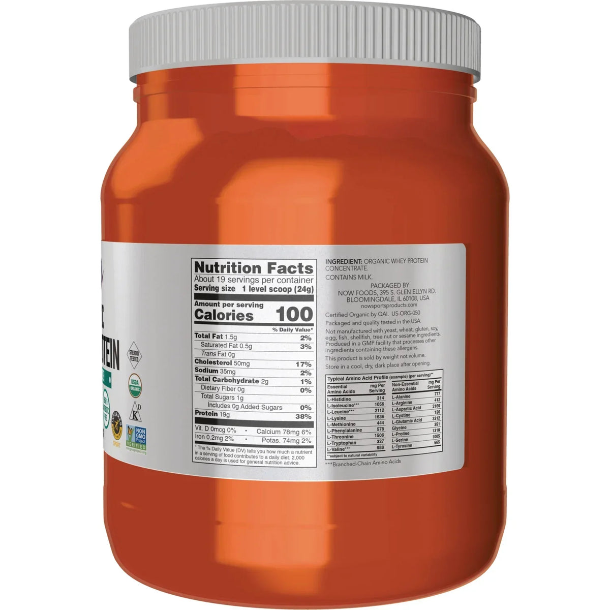 Organic Whey Protein - Unflavored