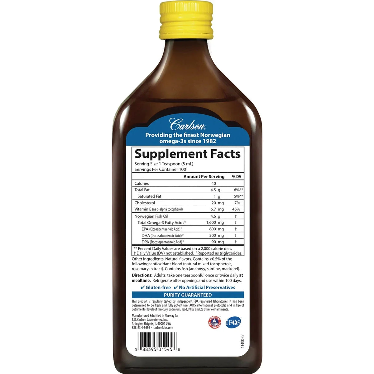 Norwegian The Very Finest Fish Oil - Lemon