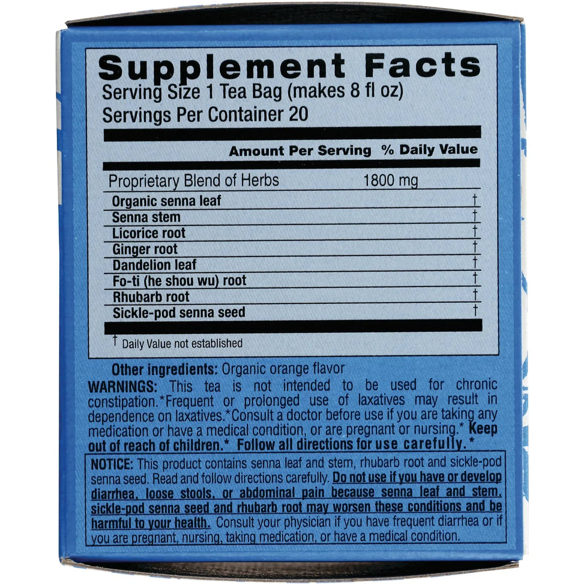 Herbal Laxative Tea