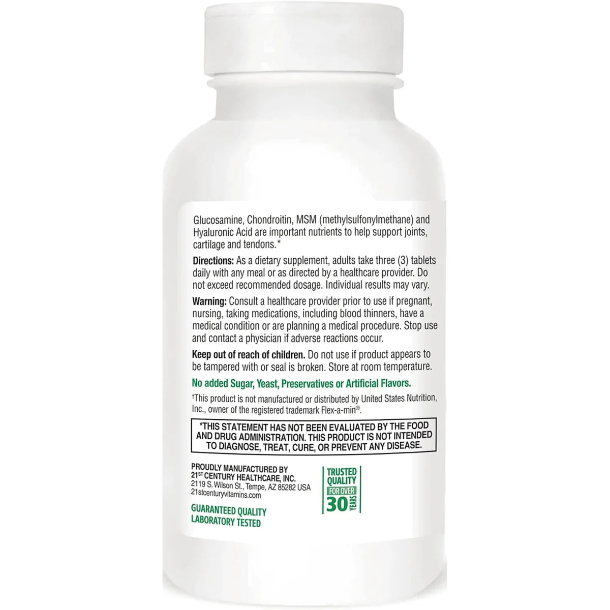Glucosamine & Chondroitin Plus Hyaluronic Acid + MSM
