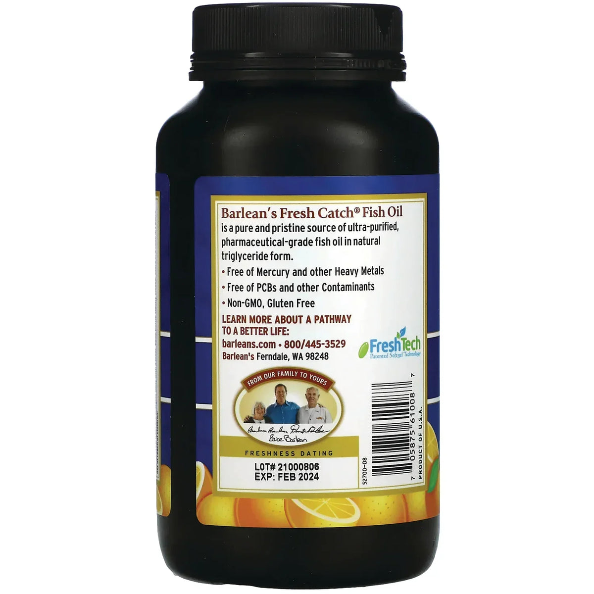 Fresh Catch Fish Oil - Orange