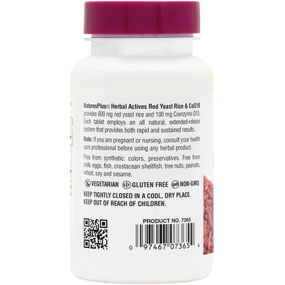 Herbal Actives Extended Release Red Yeast Rice & CoQ10