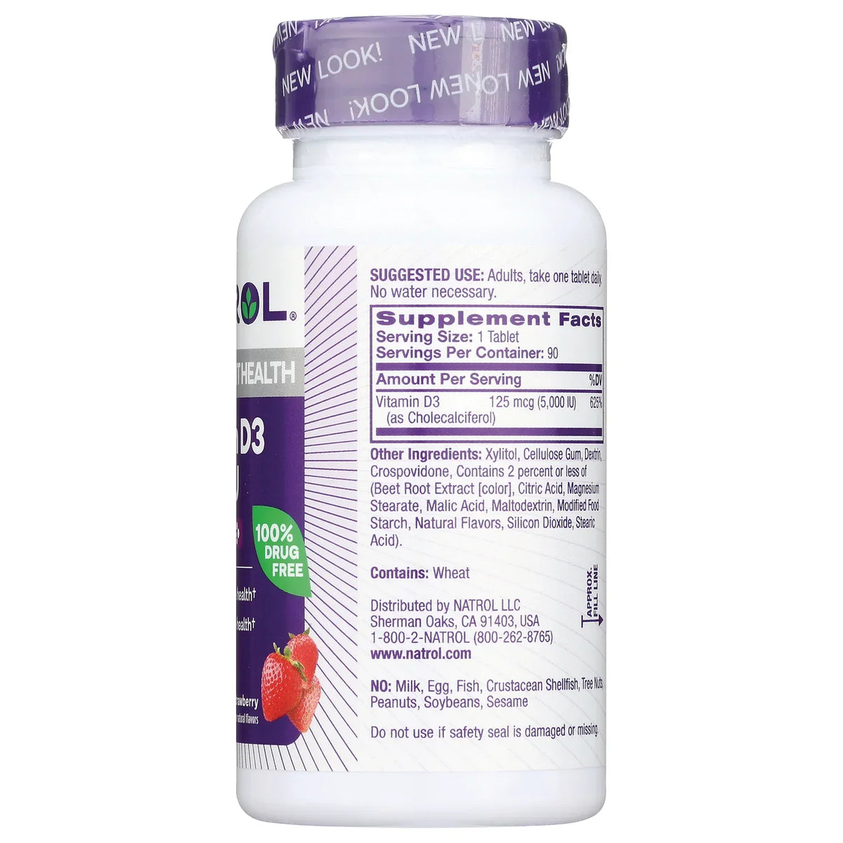 Vitamin D3 Fast Dissolve - Strawberry