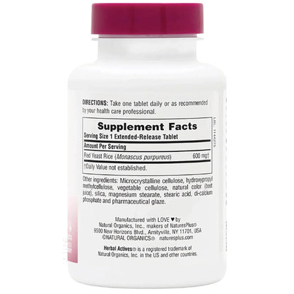 Herbal Actives Red Yeast Rice - Extended Release