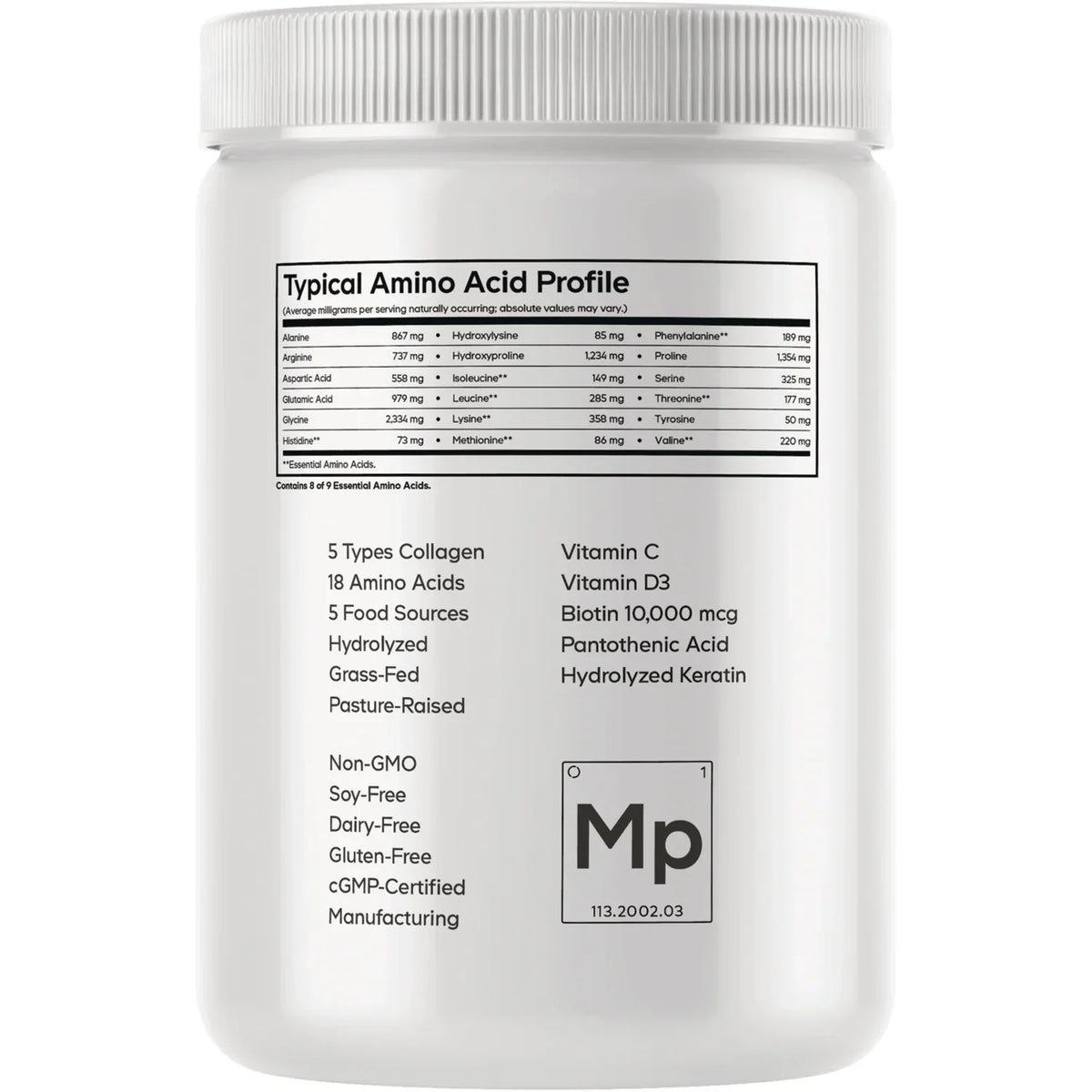 Multi Collagen Peptides Platinum - Unflavored