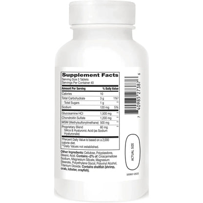 Glucosamine & Chondroitin Plus Hyaluronic Acid + MSM