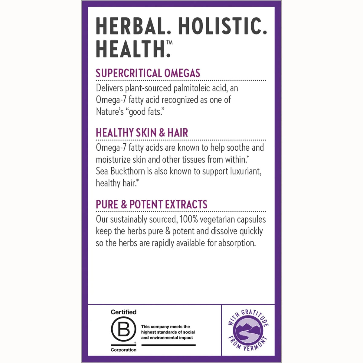Omega-7 Sea Buckthorn Blend