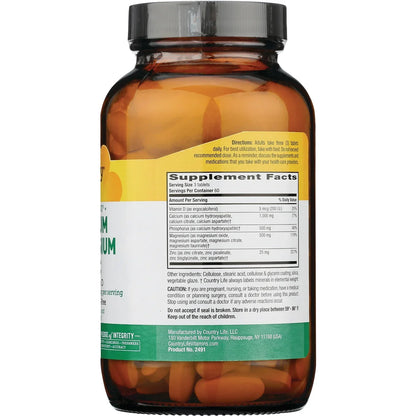 Target-Mins Calcium, Magnesium, Zinc with VitaminD