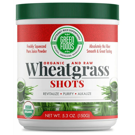 Organic and Raw Wheatgrass Shots