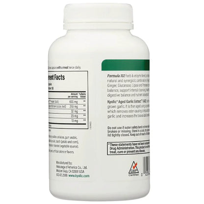 #102 Aged Garlic Extract Cleanse & Digestion