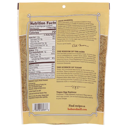 Organic Whole Ground Flaxseed Meal