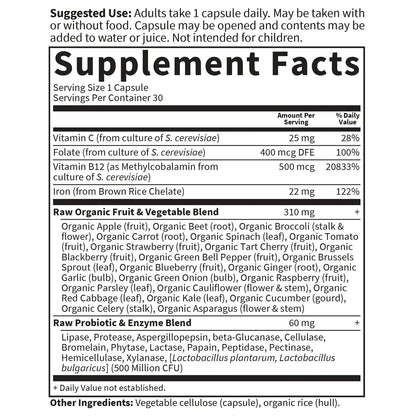 Vitamin Code Raw Iron