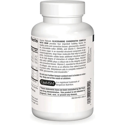 Glucosamine Chondroitin Complex with MSM