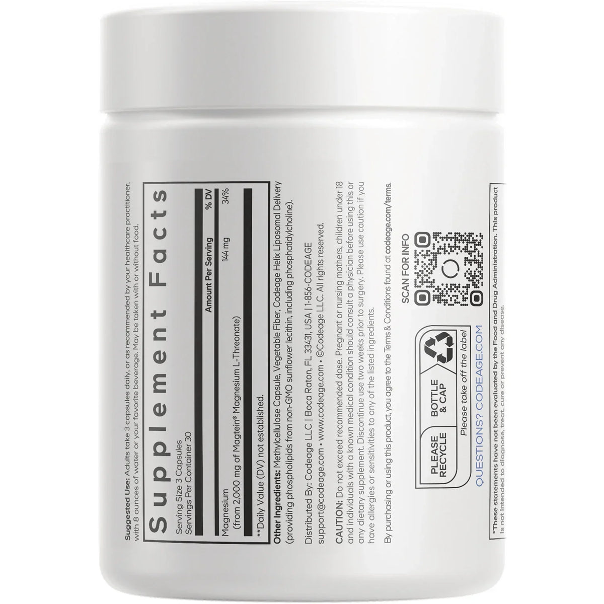Liposomal Magnesium L-Threonate