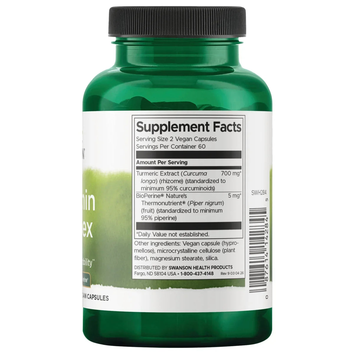 Curcumin Complex - Standardized with BioPerine